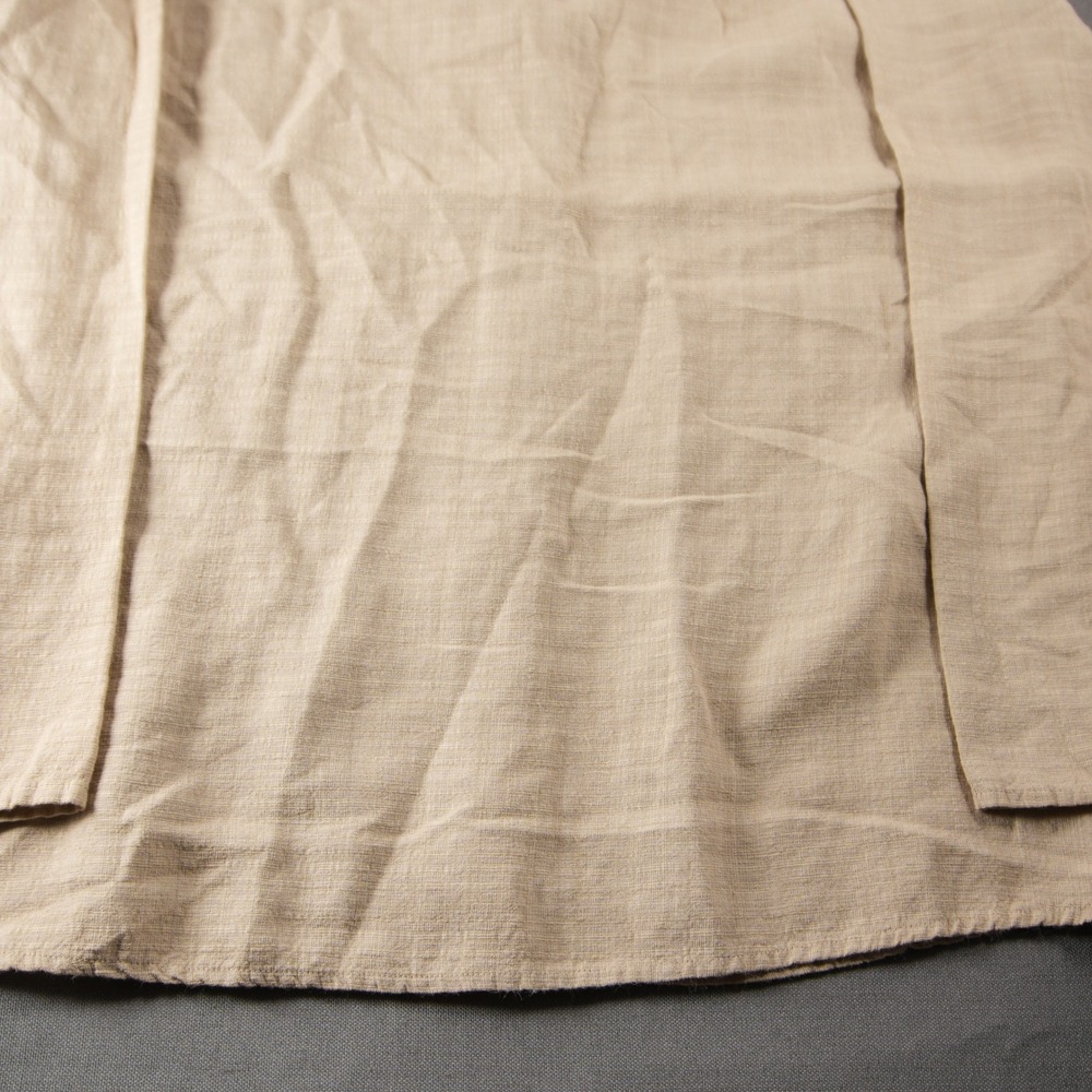 Eileen Fisher Italian Linen Blend Button Front Women Blouse M Long Sleeve Boho - Picture 13 of 15